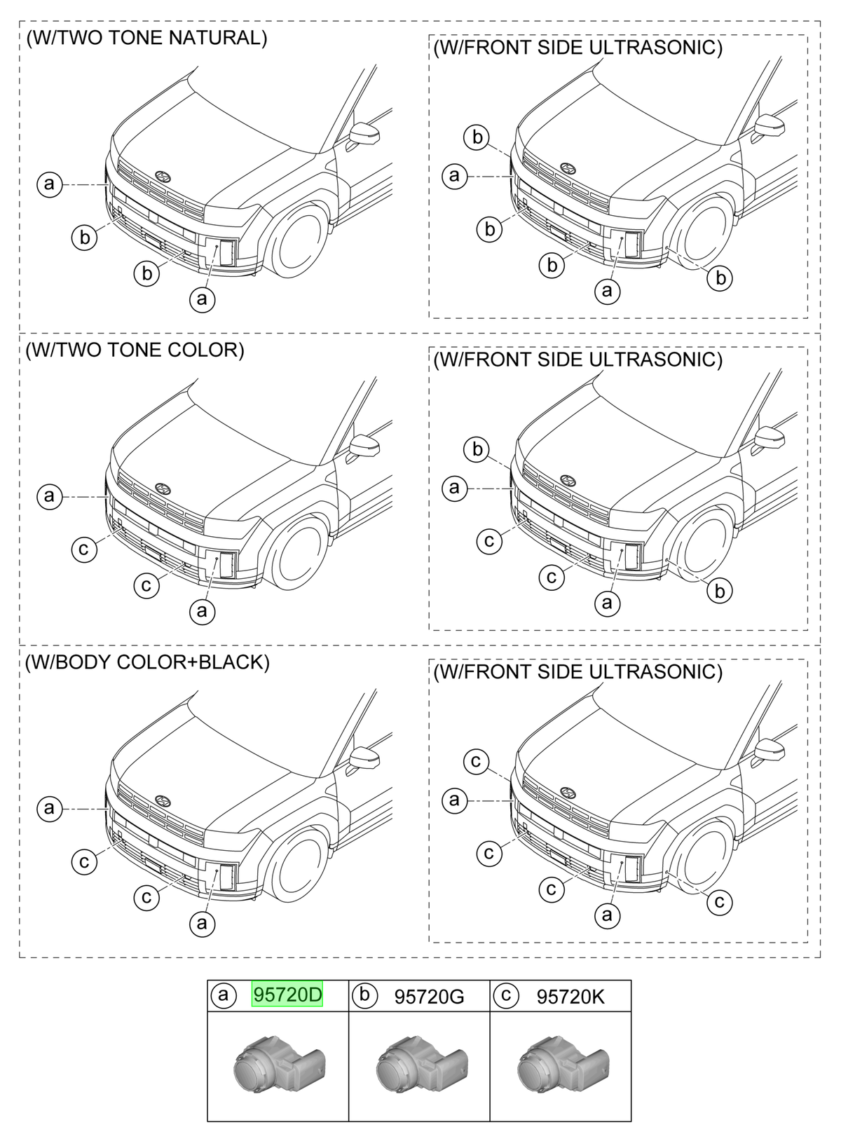 Sensor Estacionam. Del. Lat. Original Para Hyundai Santa Fe